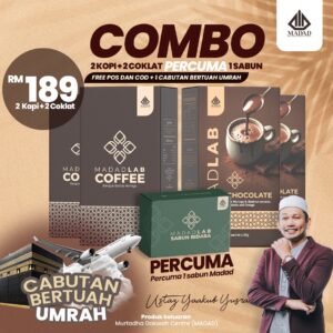 2 KOTAK KOPI + 2 KOTAK COKLAT + PERCUMA 1 SABUN HERBA MADAD