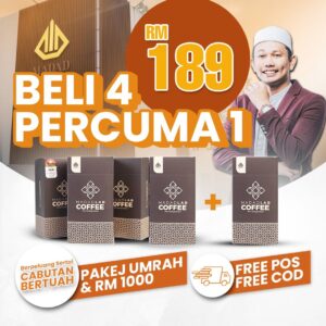 4 Kotak Kopi PERCUMA 1 Kotak