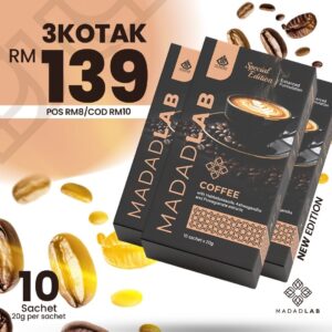 Limited Edition MADADLAB Coffee 3 Kotak